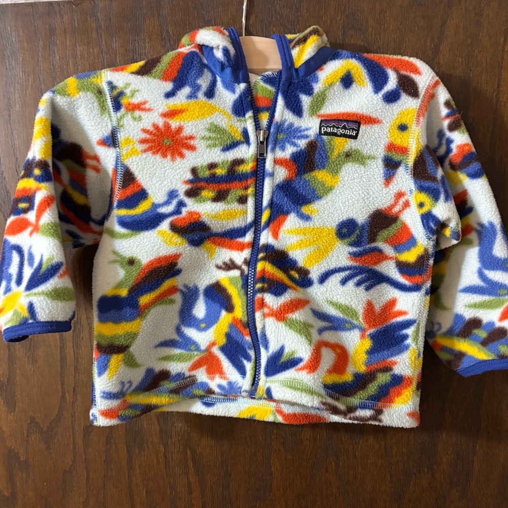 Patagonia Colorful Baby Fleece Jacket 18Mo